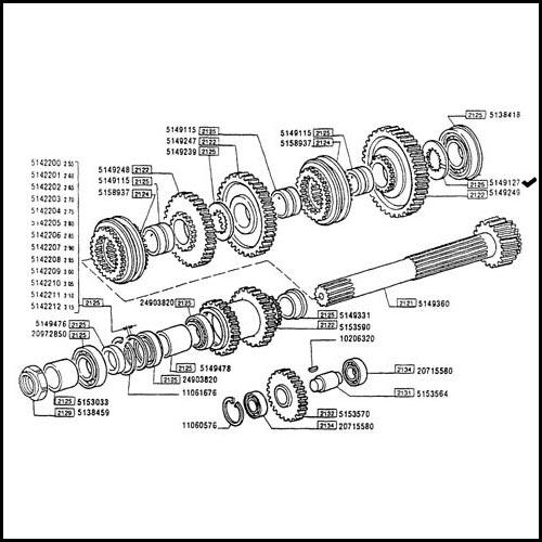 Original CNH,WASHER, THRUST,5149127