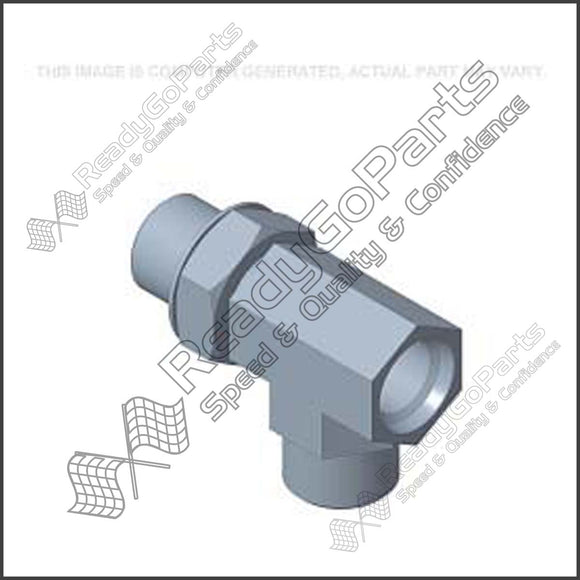 87690352, HYD CONNECTOR,11/16-16 x M16 x 1.5 x, CNH Original, New Holland,Case,Agriculture,CNH Industrial,Construction